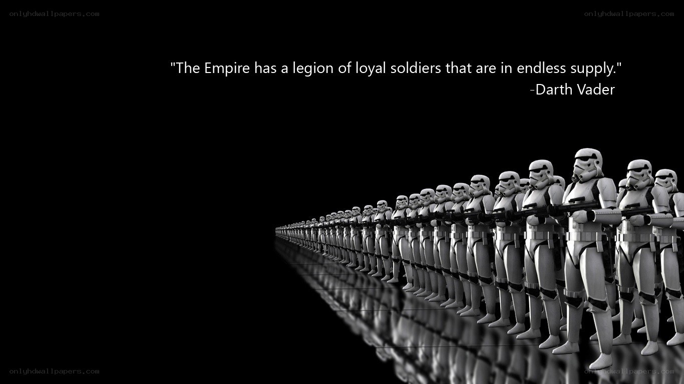 Stormtroopers in formation