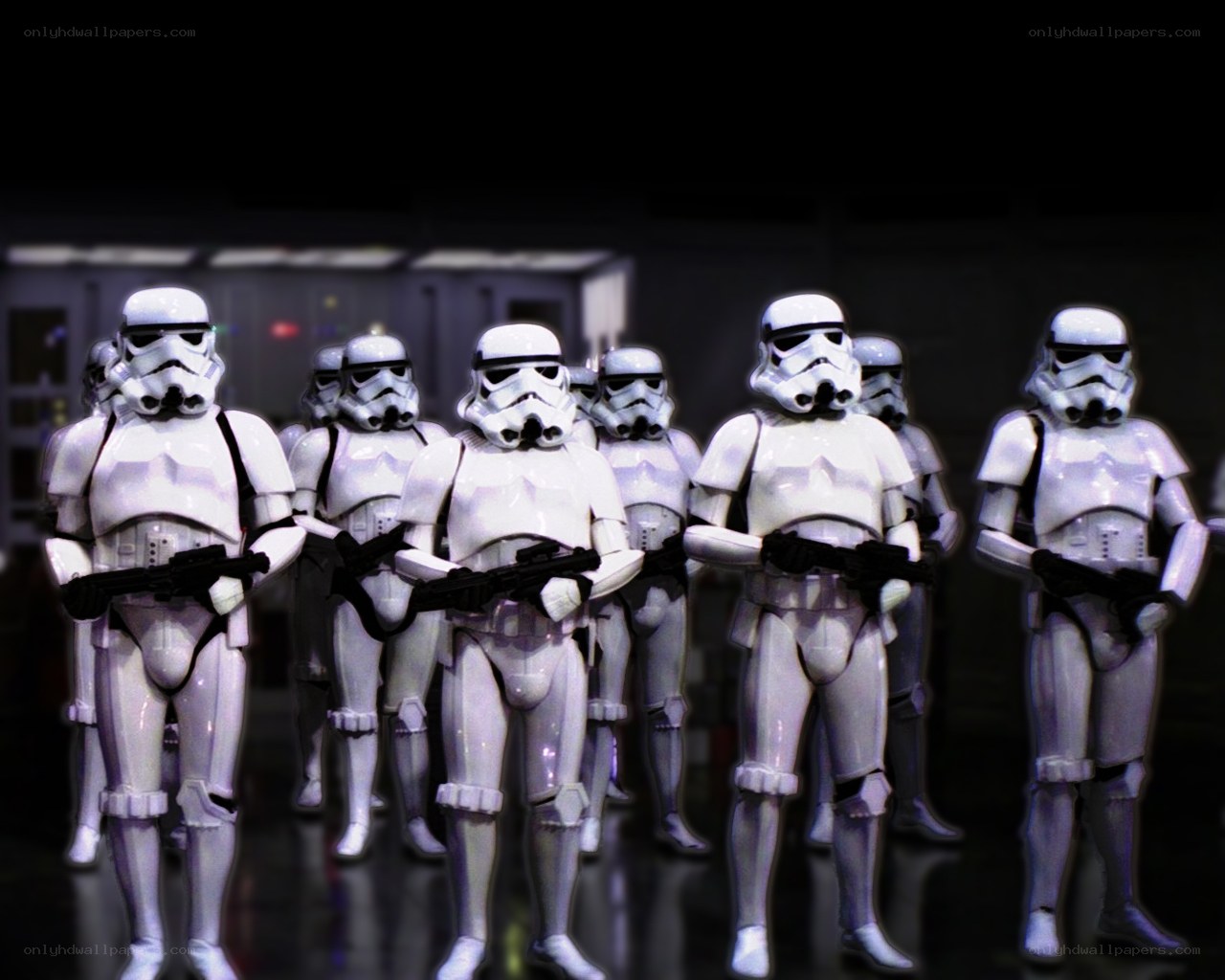 Stormtroopers in formation