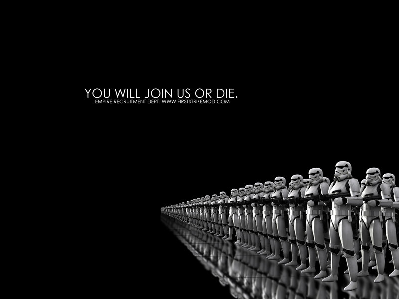 Stormtroopers in Formation — Black