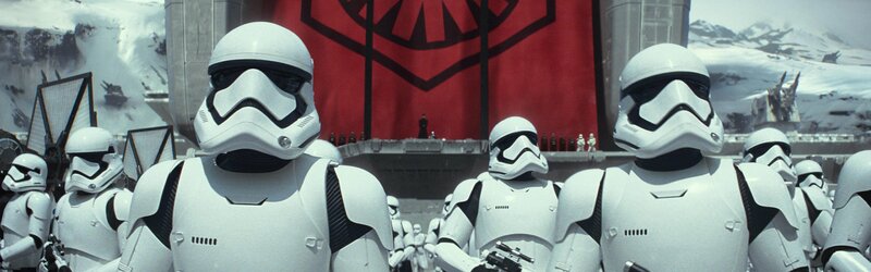Stormtroopers in Formation — White, Dramatic, Photograph