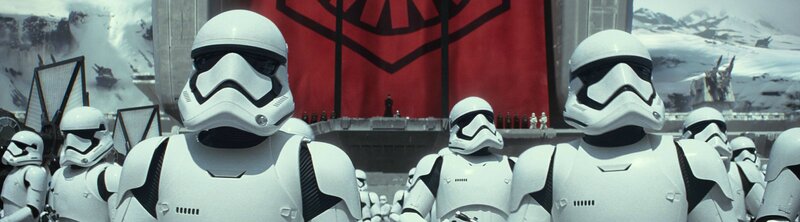 Stormtroopers in Formation — White, Dramatic, Winter