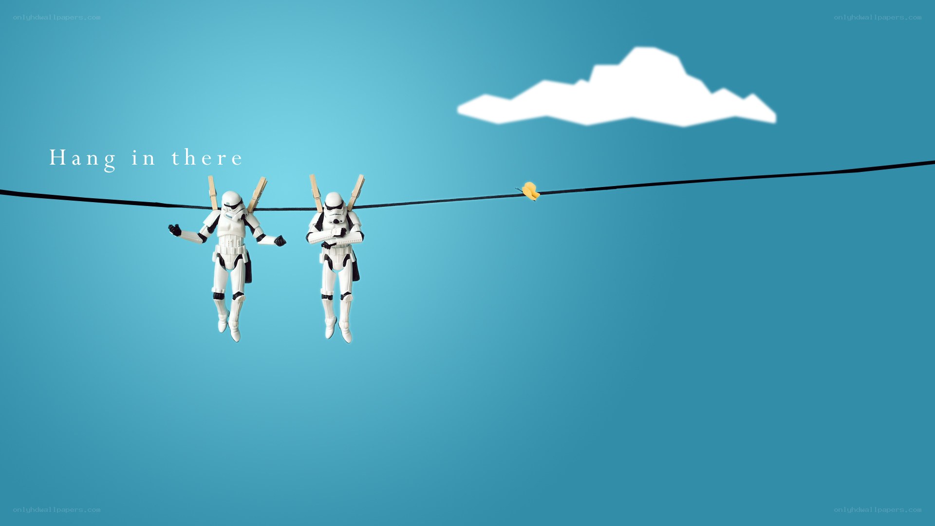 Stormtroopers on a clothesline