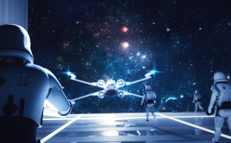 Stormtroopers on a Platform