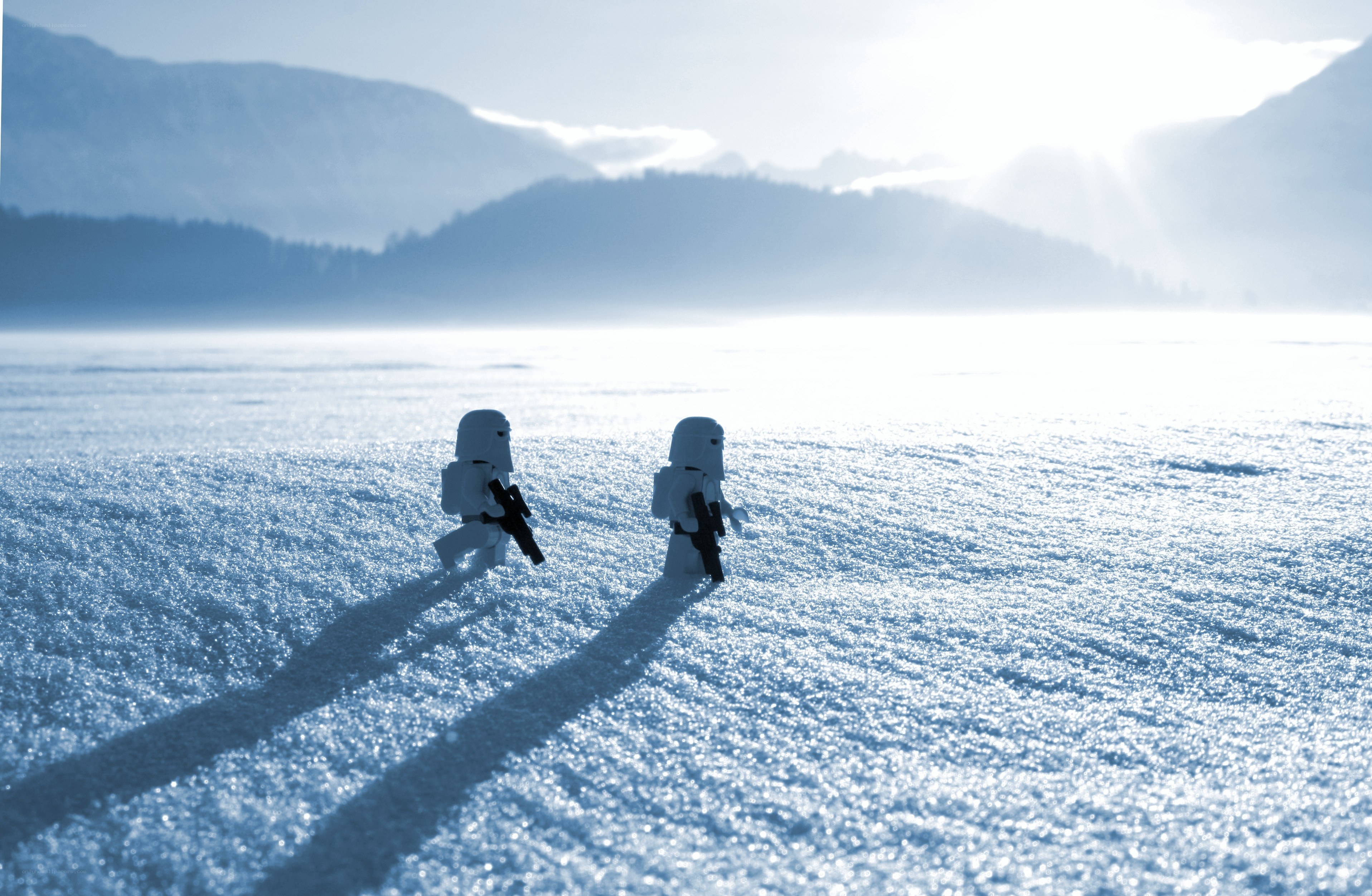 Stormtroopers on a snowy planet