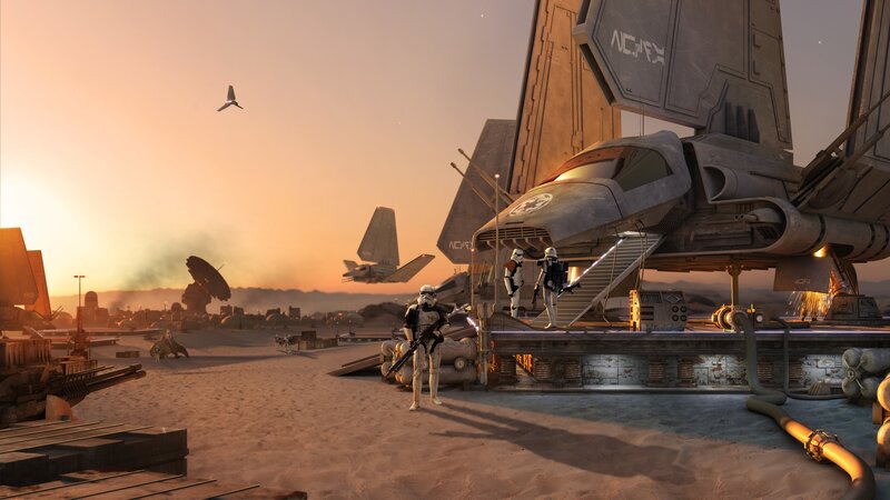 Stormtroopers on Desert Base