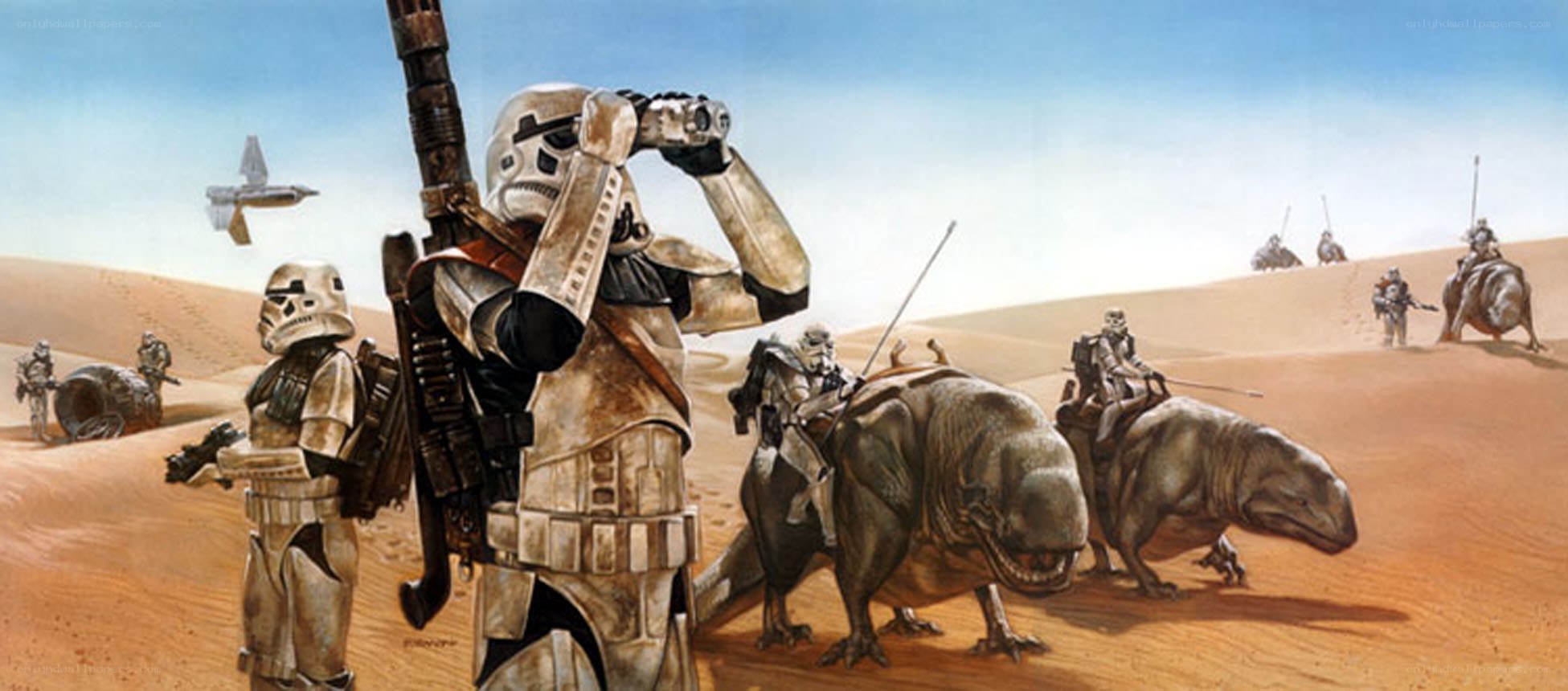 Stormtroopers on desert patrol
