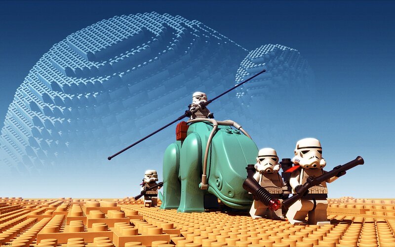 Stormtroopers on Desert