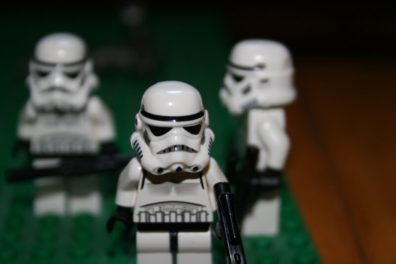 Stormtroopers on green base