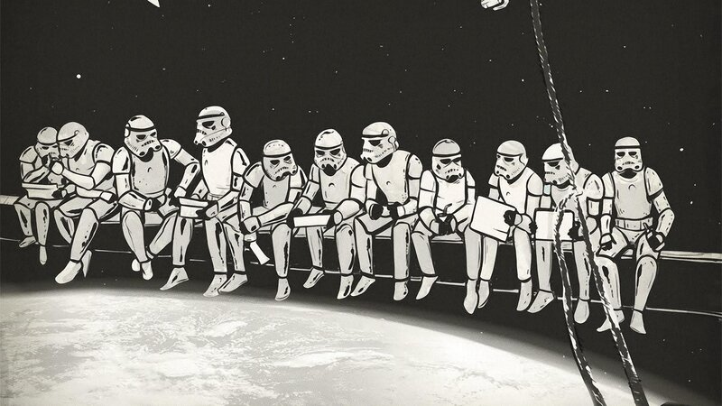 Stormtroopers Sitting