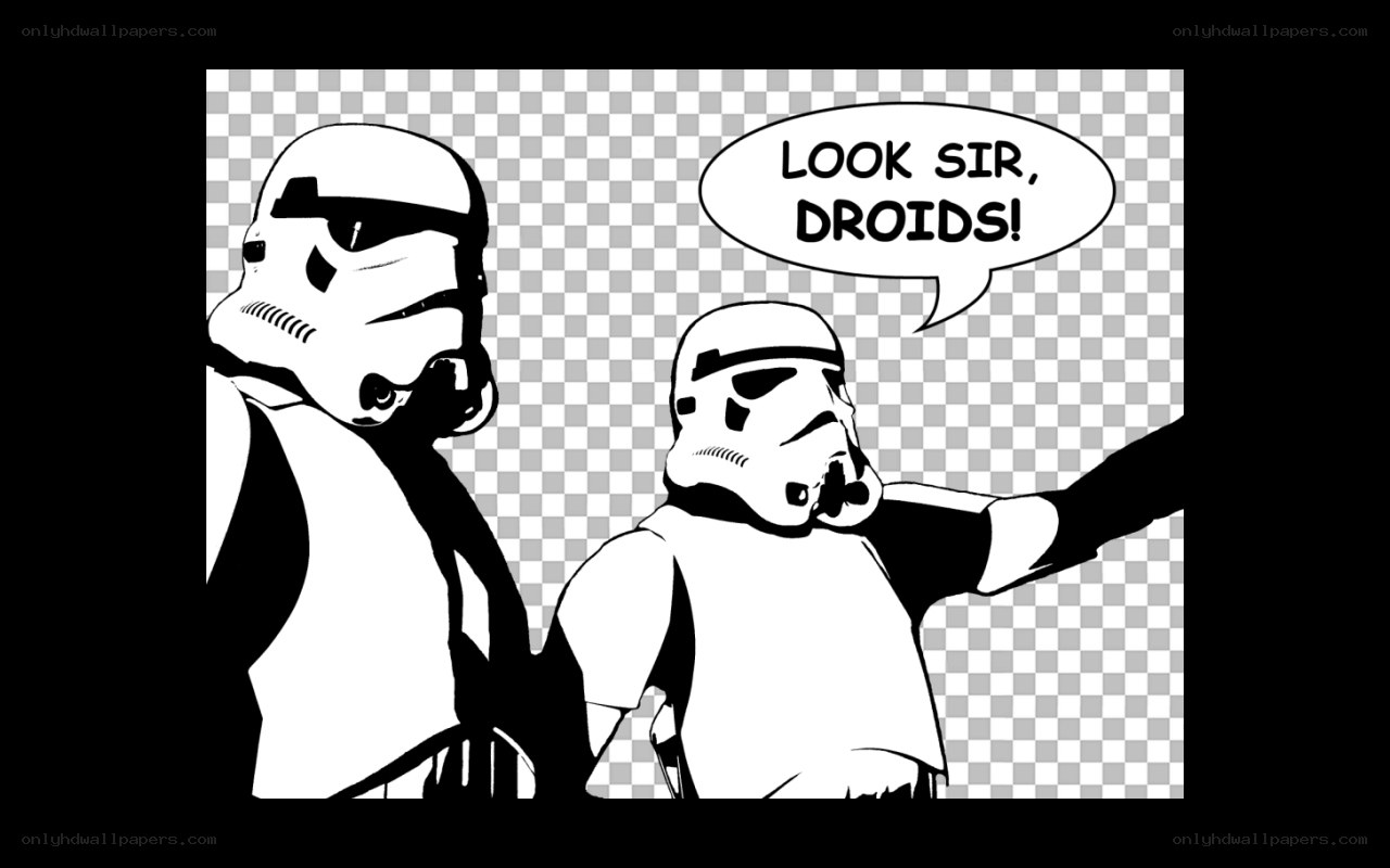 stormtroopers spotting droids