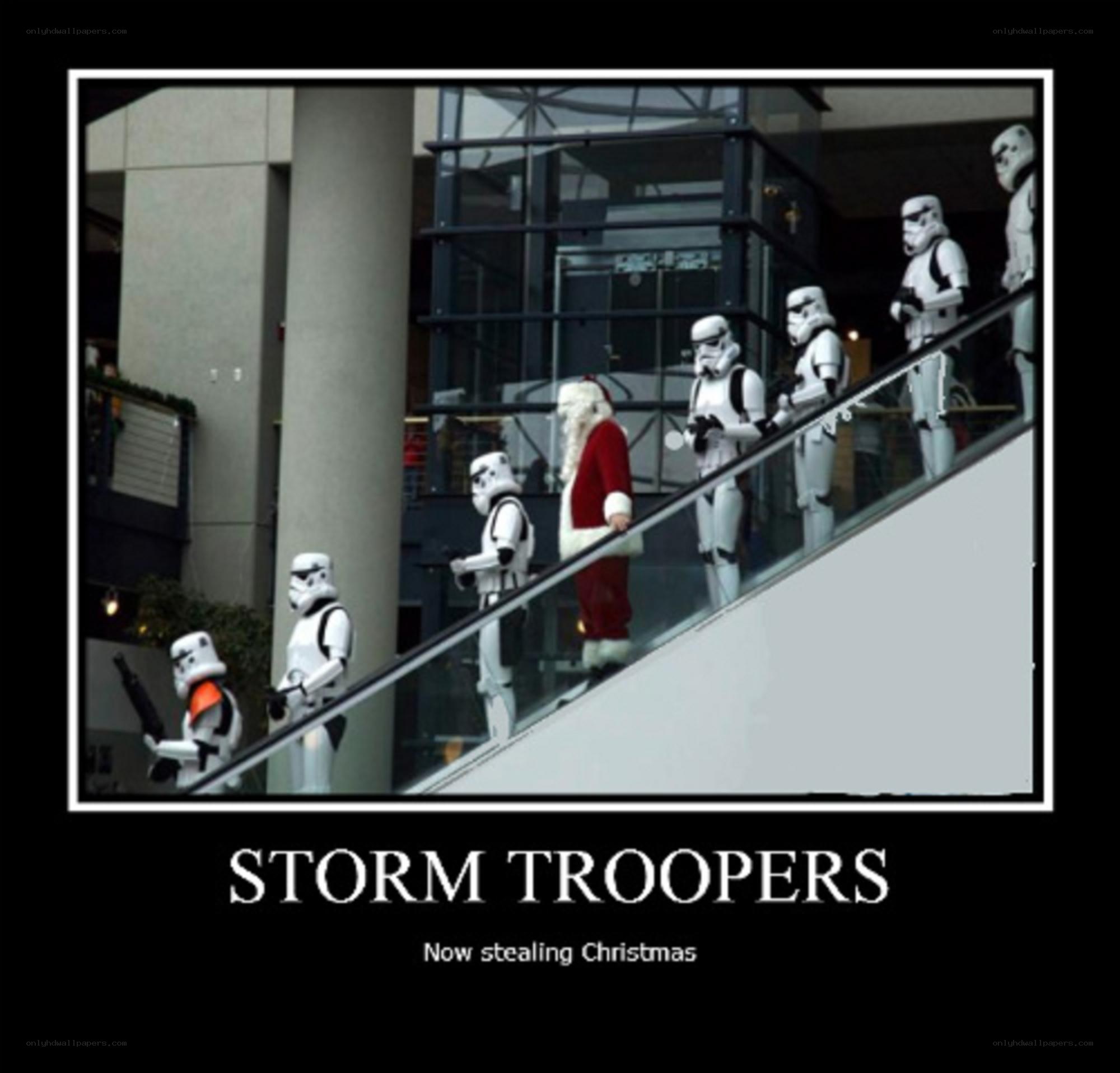 stormtroopers stealing christmas