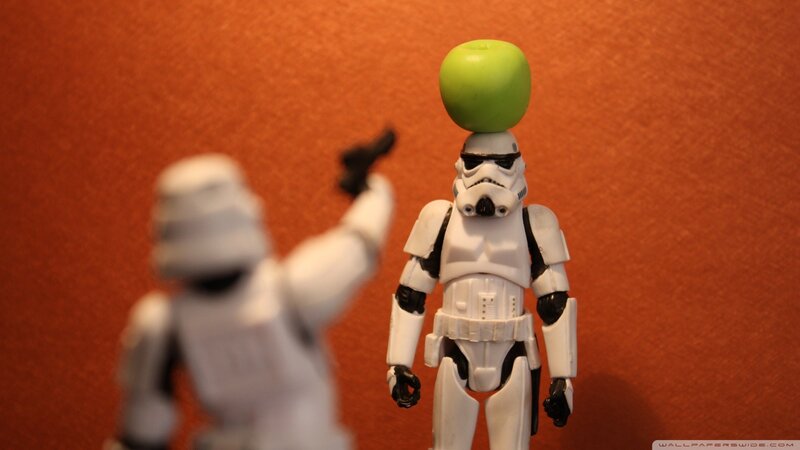 Stormtroopers with apple