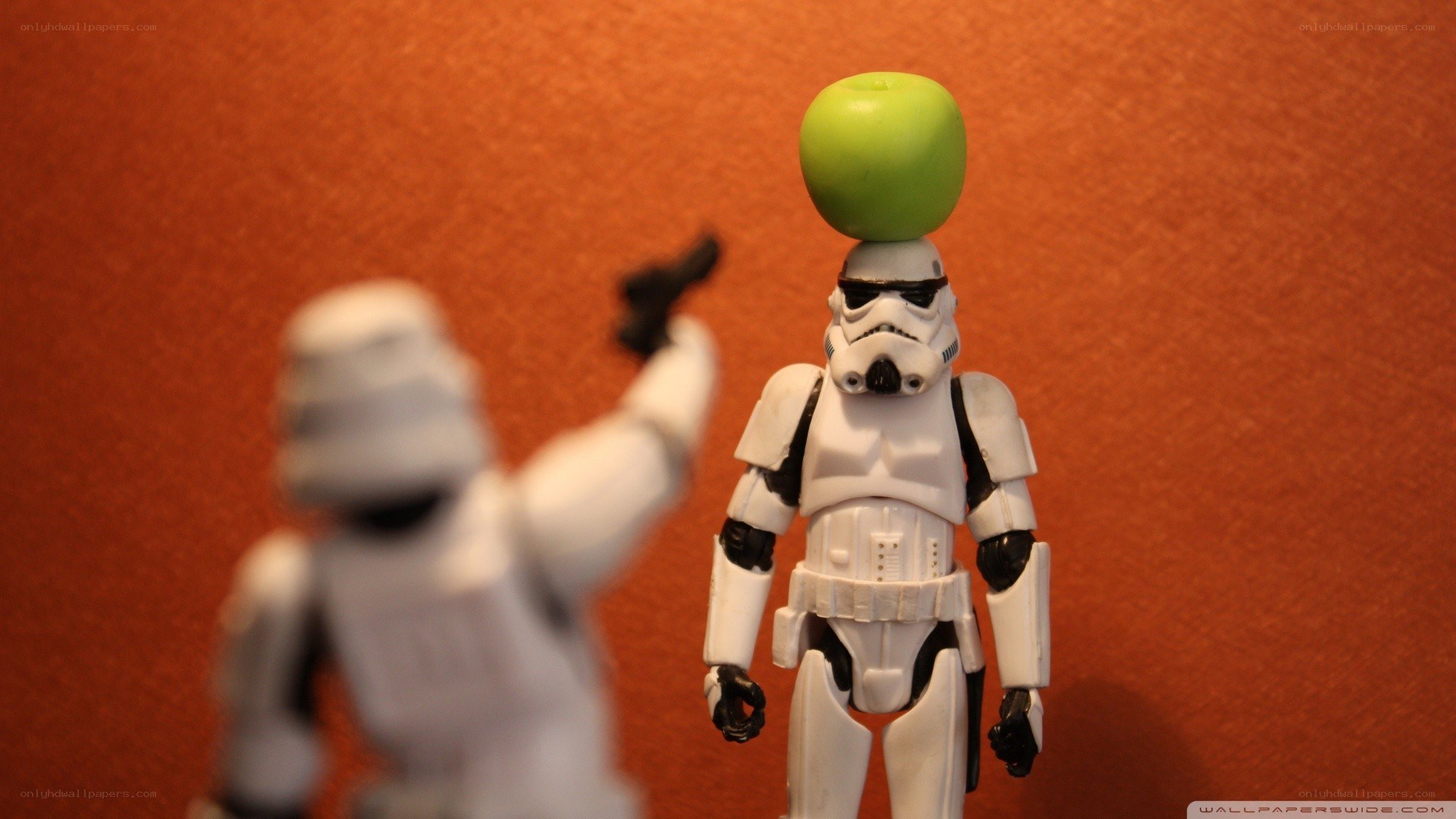 Stormtroopers with apple