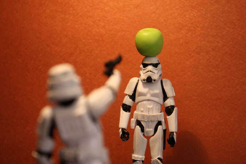 Stormtroopers with apple