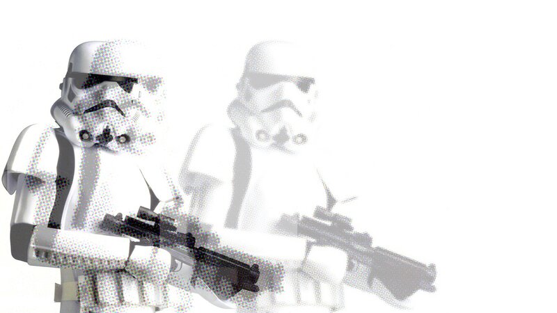 Stormtroopers with blasters