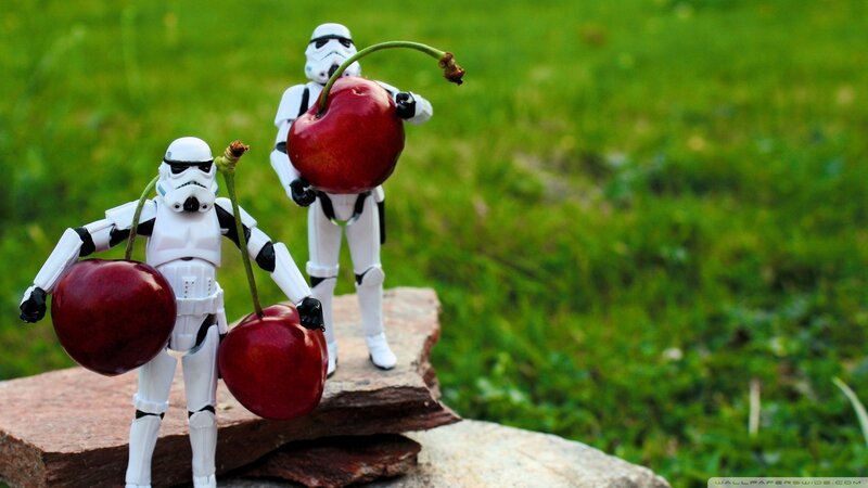 Stormtroopers with cherries