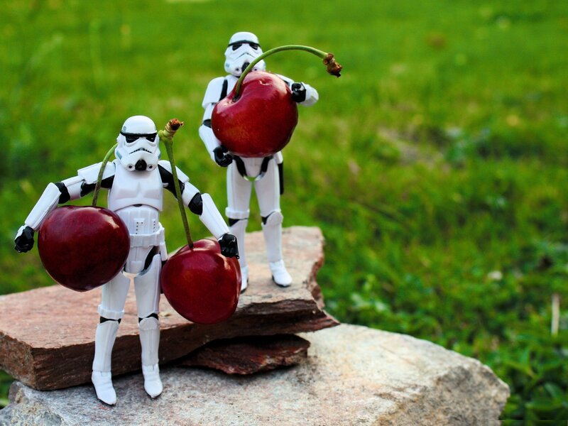 Stormtroopers with cherries