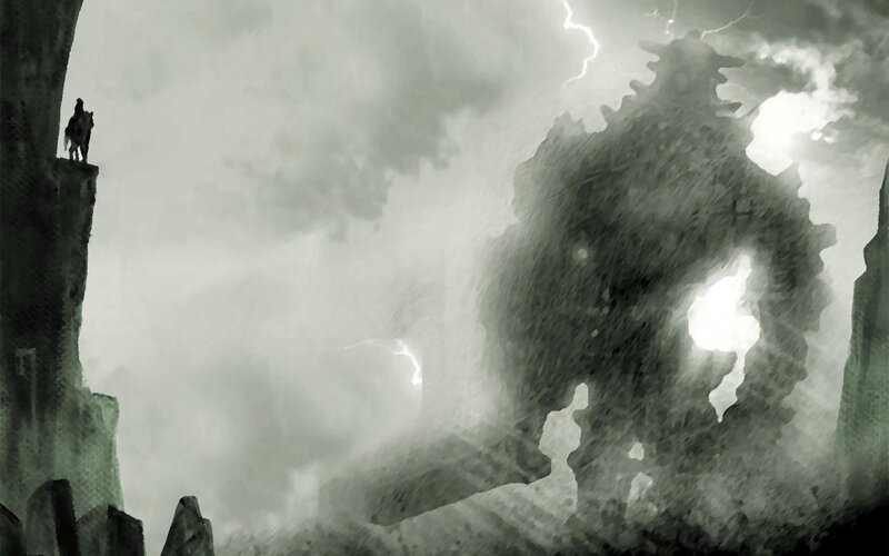 Stormy cliff encounter