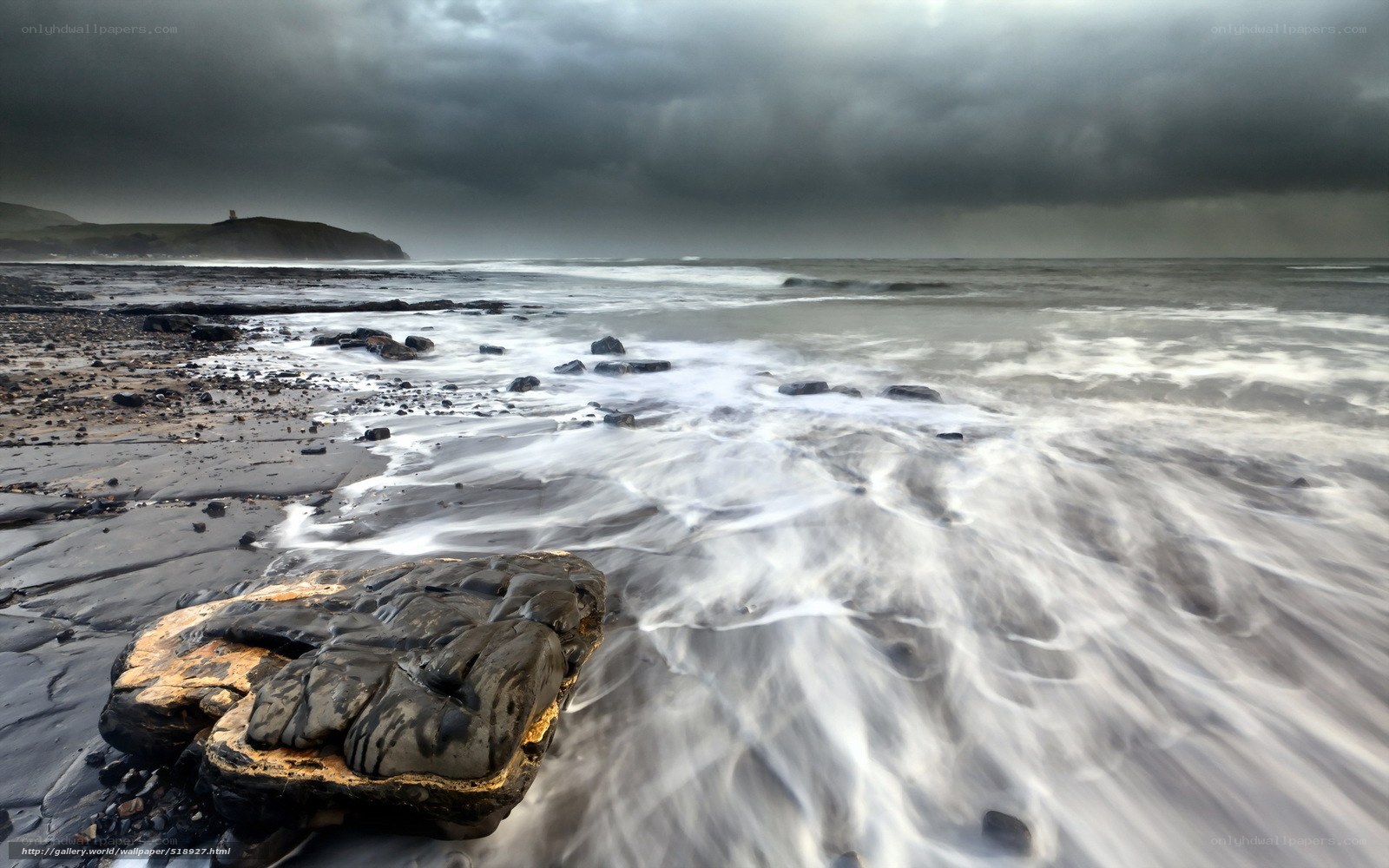 Stormy coastal waves