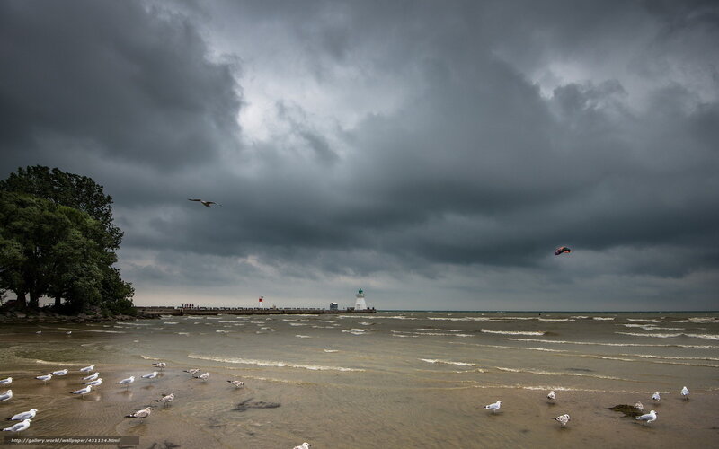 Stormy day at the lighthouse