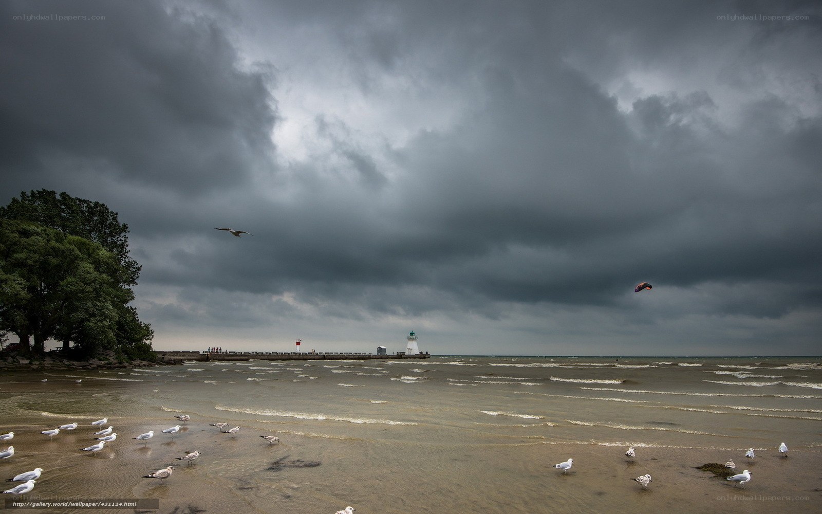 Stormy day at the lighthouse