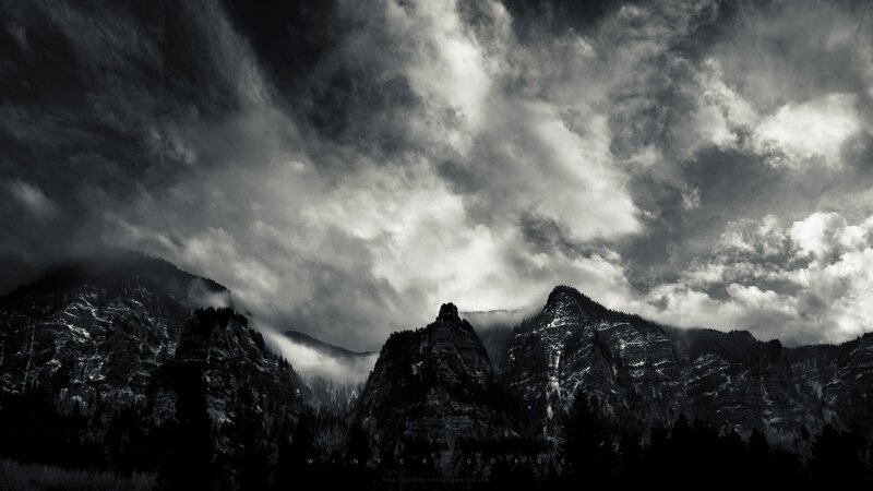 Stormy Mountainscape