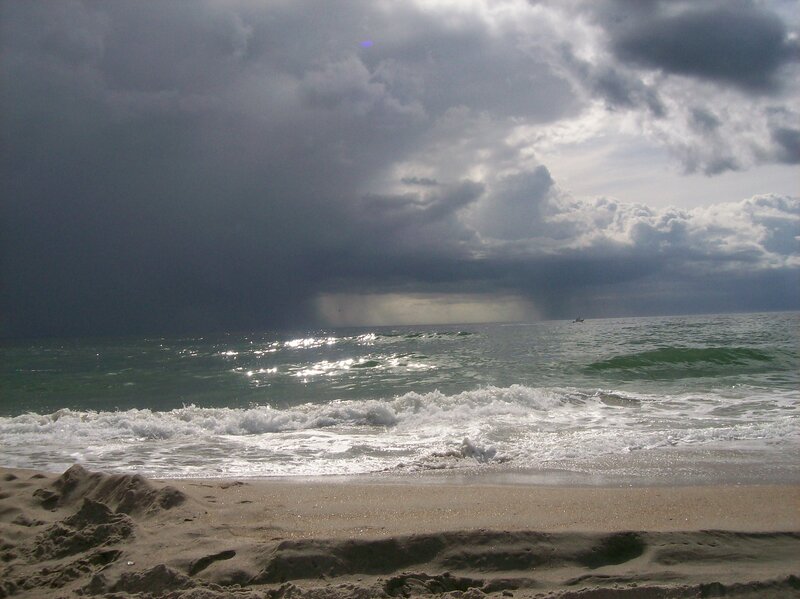 Stormy Ocean Waves — Gray, Dramatic, Afternoon