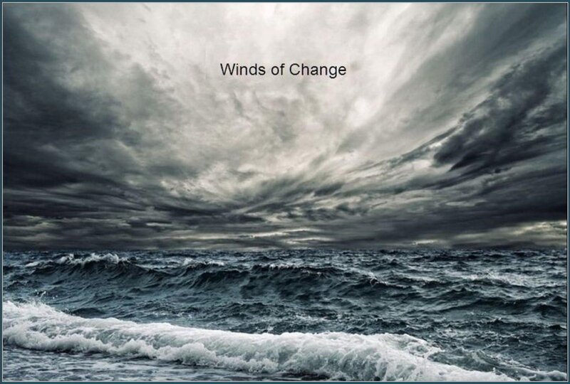 Stormy Ocean Waves — Gray, Dramatic, Photograph, Clouds