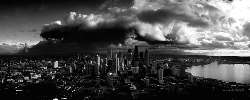Stormy Seattle Panorama