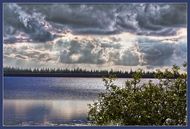 Stormy Sky over Lake
