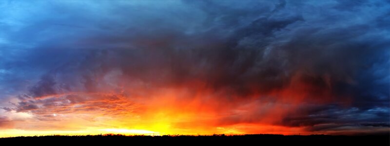 Stormy Sunset Sky