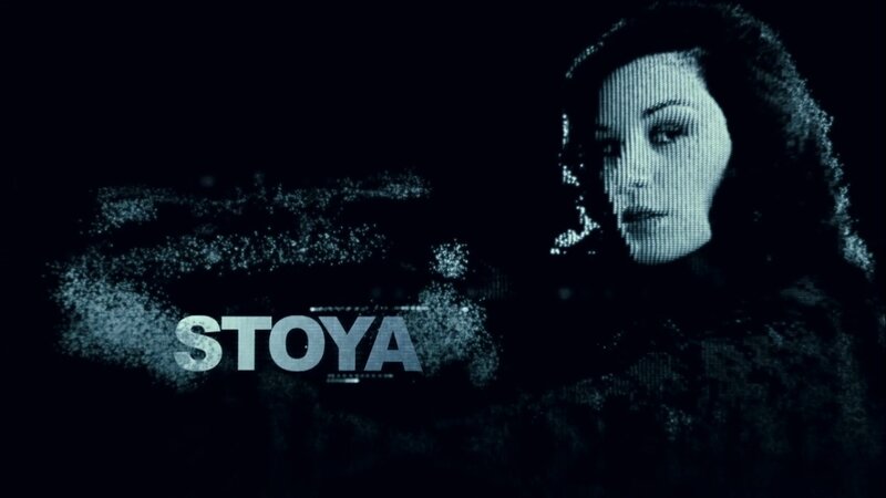 Stoya logo with digital effect
