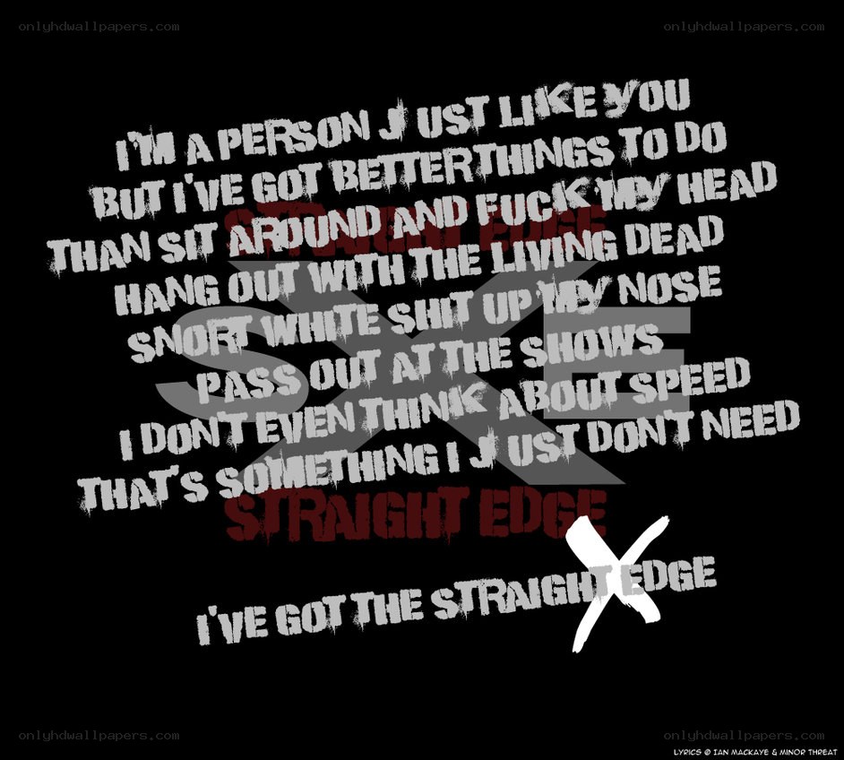 Straight Edge lyrics