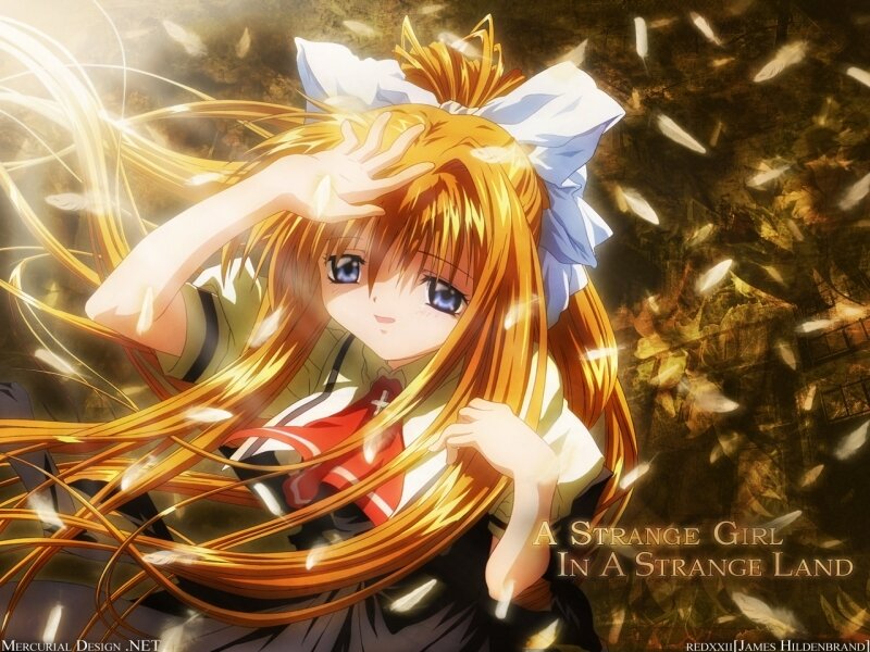 strange girl in a strange land