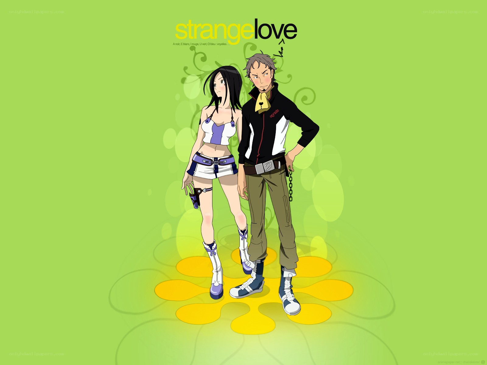 Strange Love anime characters