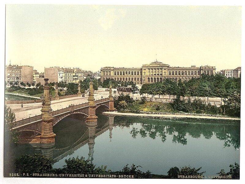 Strasbourg University and Bridge