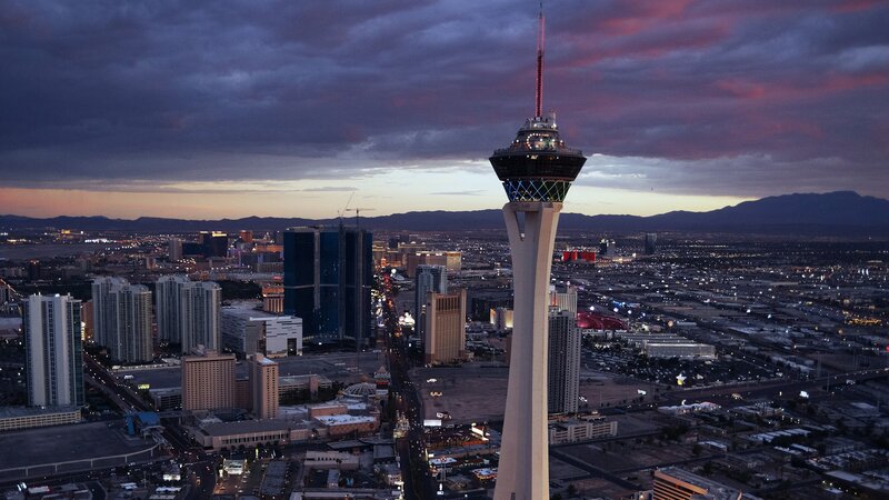Stratosphere Tower at Dusk