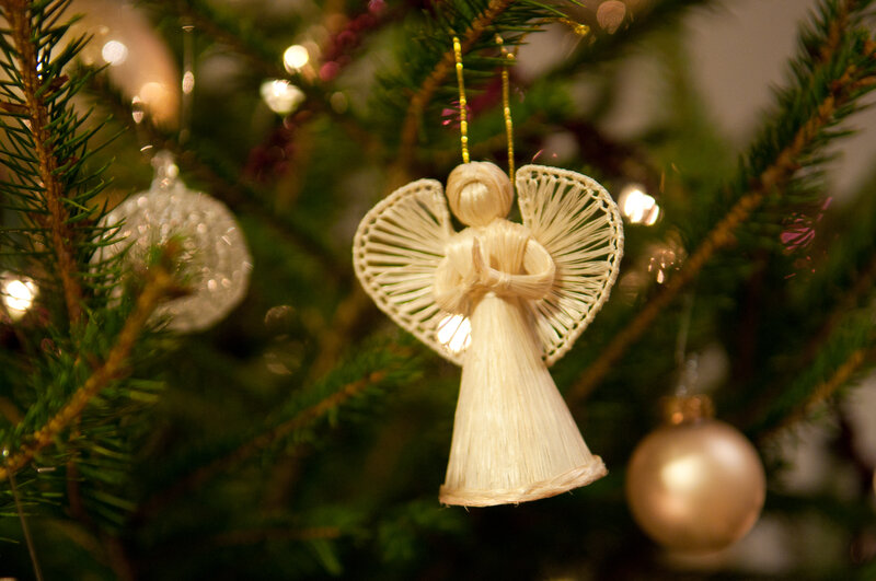Straw Angel Ornament