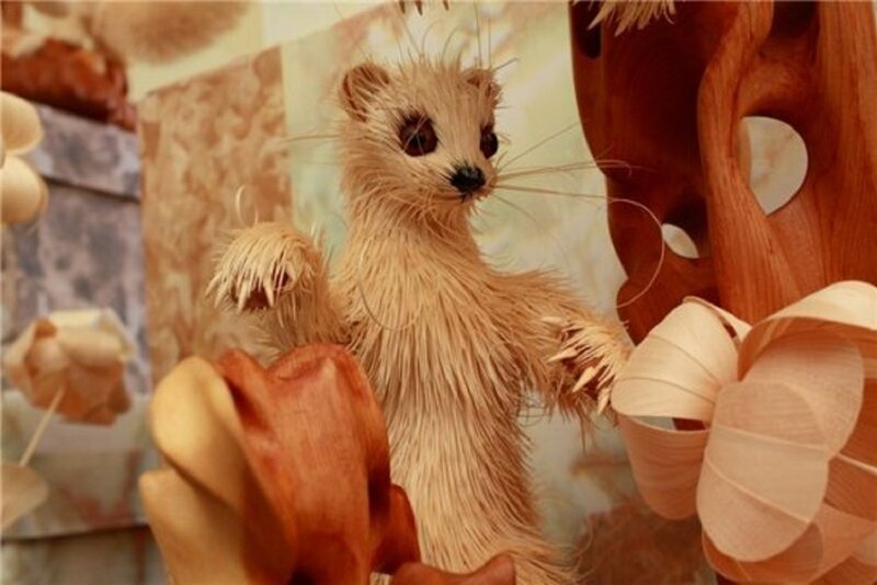Straw Animal Figure