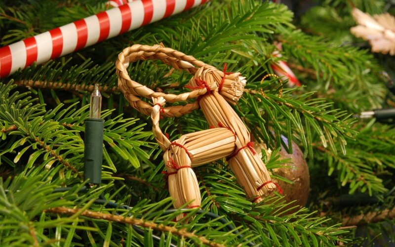 Straw Figure Ornament