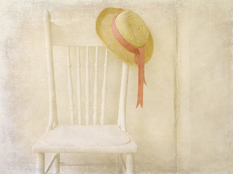 Straw Hat on Chair