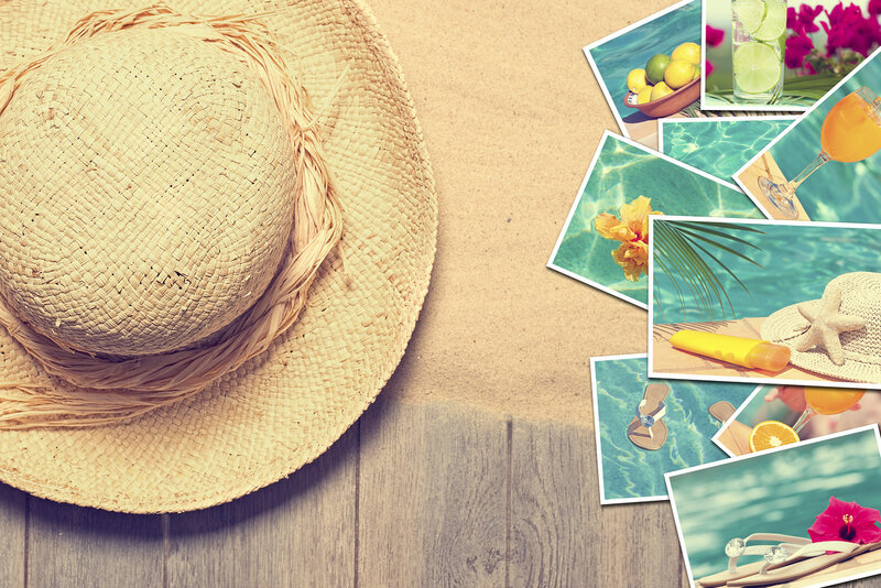 Straw Hat on Sand