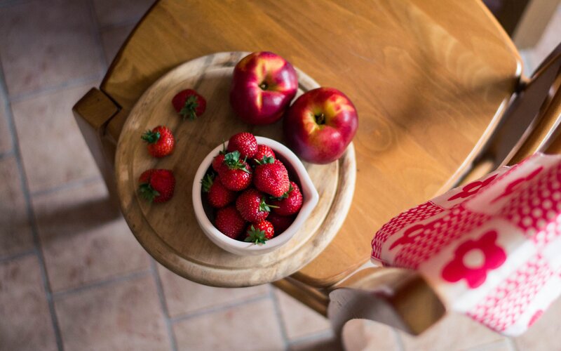 Strawberries and Apples