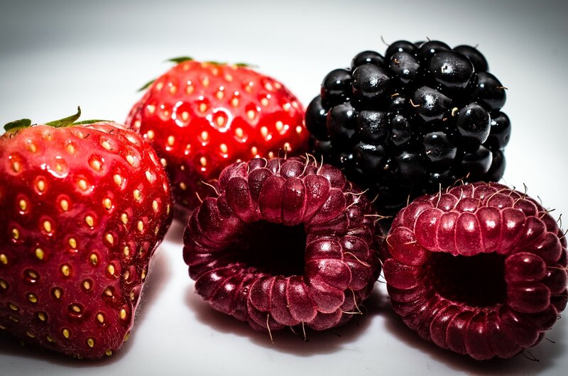strawberries and berries