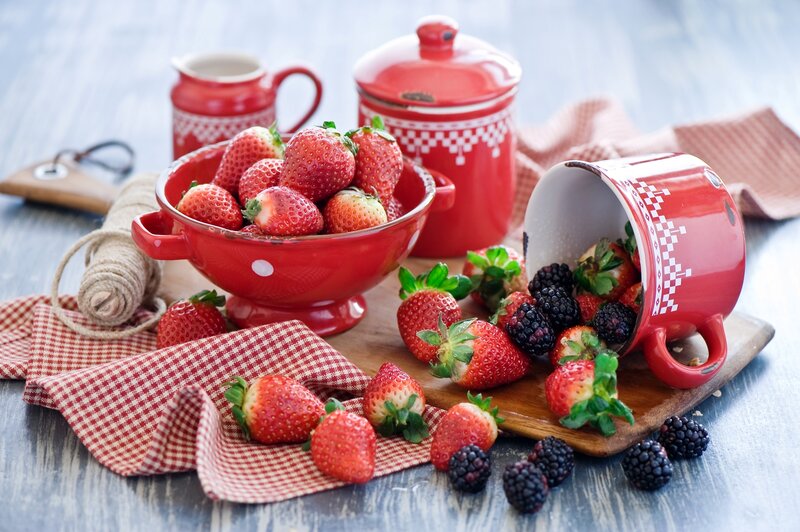 Strawberries and Blackberries