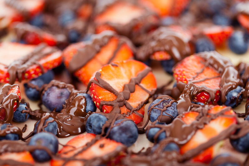 Strawberries and Blueberries — Red, Appetizing