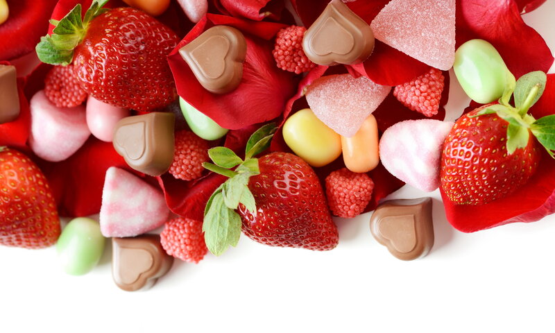 Strawberries and Candies — Red