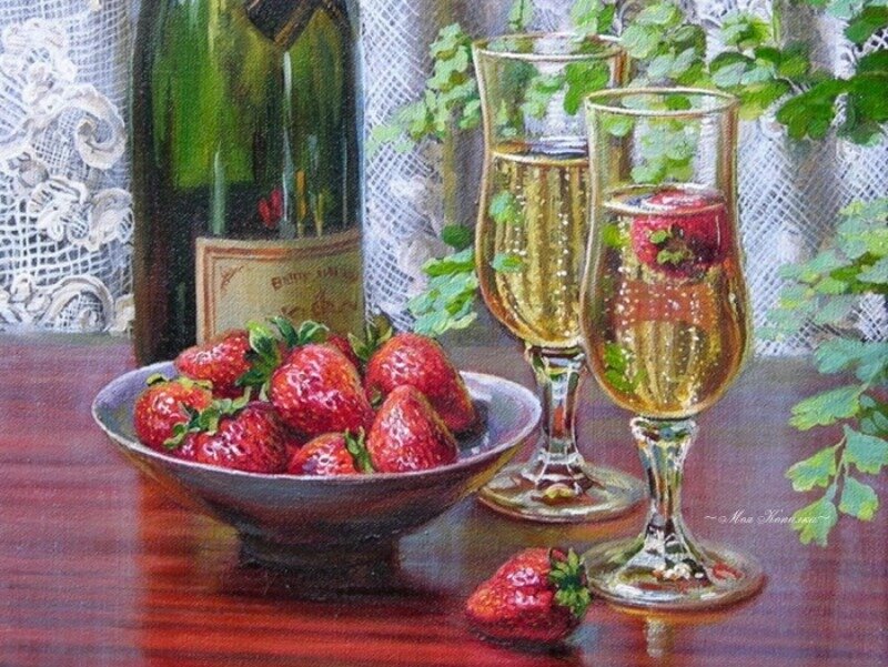 Strawberries and Champagne
