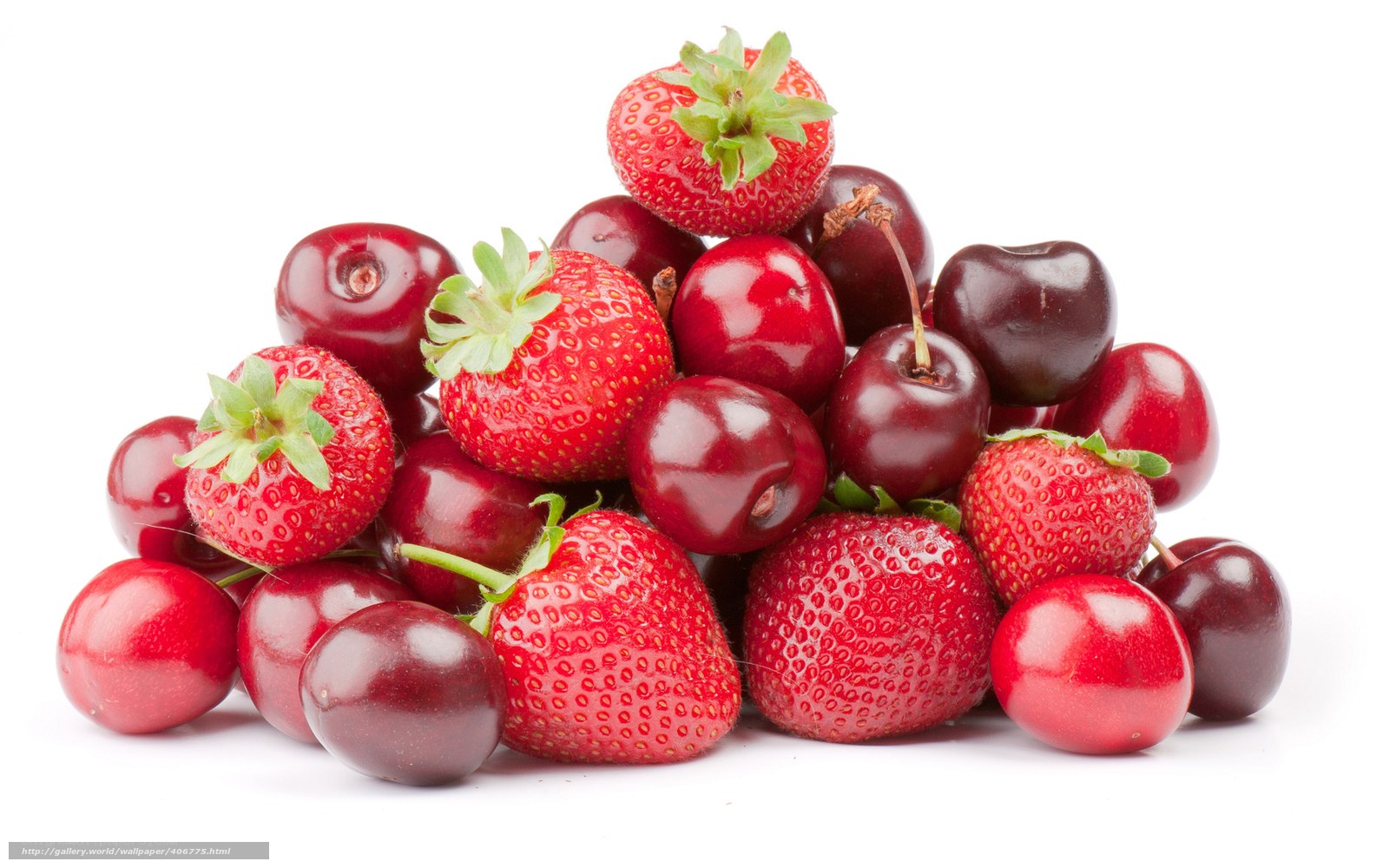 strawberries and cherries