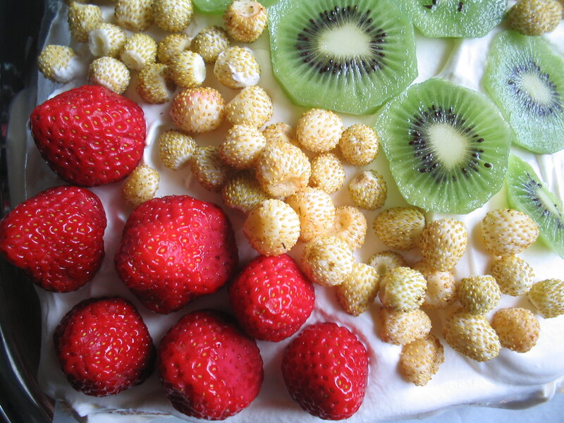 Strawberries and Kiwi Fruit